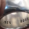 High-Version Chrome Hearts Vine and Hexagram Ring, Size 7-11
