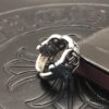 High Version Cross with Open Design Dual Sword Ring