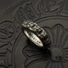 High-Version Chrome Hearts Single-Layer Full Cross Pattern Ring