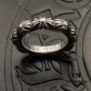 High Version Crocodile Cross Full Floral Ring