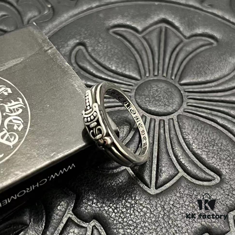 CHROME HEARTS High-Quality Cross Dagger Ring