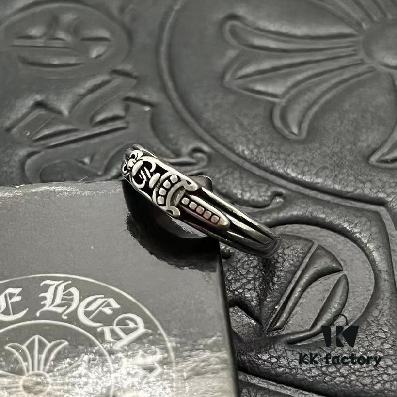 CHROME HEARTS High-Quality Cross Dagger Ring