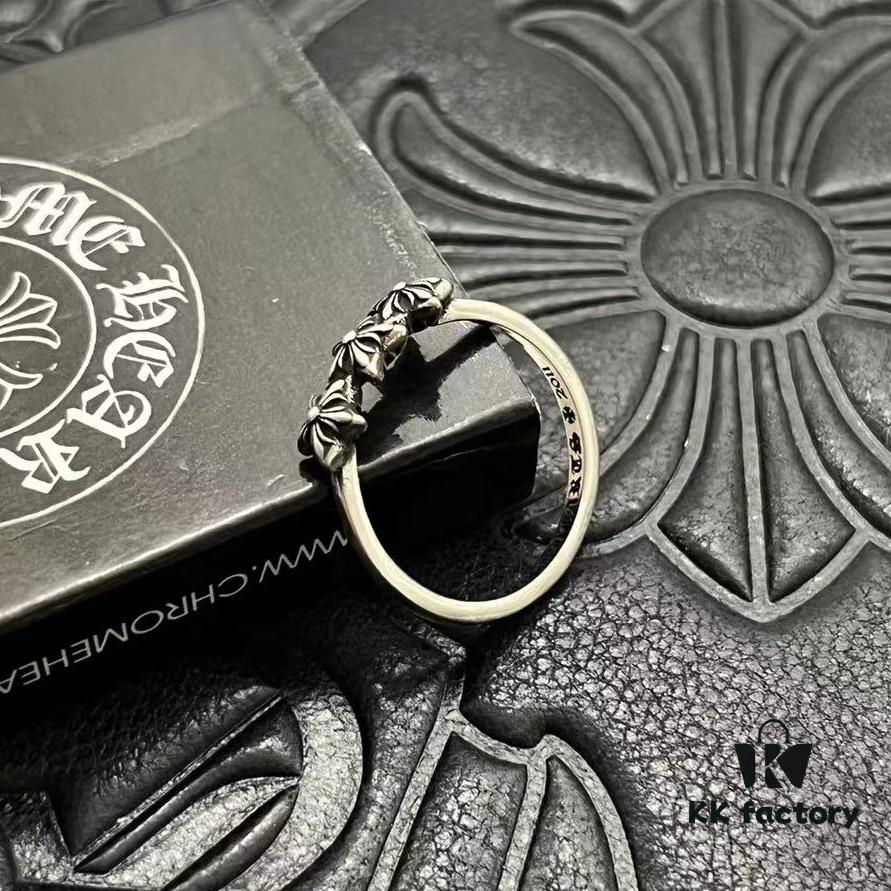 CHROME HEARTS High-Replica Three and Five Point Star Thin Ring