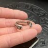 CHROME HEARTS High-Replication Cross Open Ring
