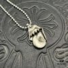 CHROME HEARTS High-Quality Crocodile Stone Large Tongue Necklace