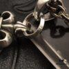 High Version Crocs Large Double Ring Boy Scout Flower Pendant with Letter Chain, Size 50-70, Can Be Paired with Other Necklaces