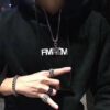 69300b1e12f62673a6fabb7f High-Version Chrome Hearts Large Six-Pointed Star Pendant Necklace, Worn by Numerous Celebrities, Gradual Size Transition from Small to Large at Every Angle, Precise Details, Original Handwritten Engraving, Paired with Letter Chain, Adjustable Length 50-70cm Available