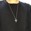69300b2412f62673a6fabb90 High-Version Chrome Hearts Mini Flame Cross Pendant, Small Size, Highly Versatile