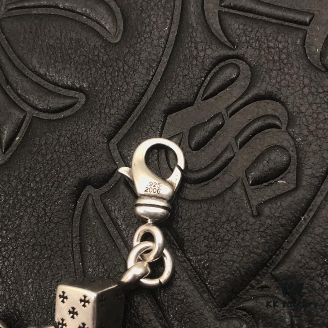 69300b3612f62673a6fabbb6 High-Version Chrome Hearts Sold-Out Dice Bracelet for Men and Women, 18/20/22cm, Model CS003