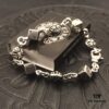 69300b3712f62673a6fabbb7 High-Version Chrome Hearts Sold-Out Dice Bracelet for Men and Women, 18/20/22cm, Model CS003