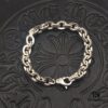 69300b3712f62673a6fabbb9 High-Version Chrome Hearts Thick Letter Bracelet, Authentic Lobster Clasp, Clear Engraving, Closely Connected Links, Not Comparable to Common Oversized Extended Versions, Unisex Wear, Available in Sizes 17 to 21
