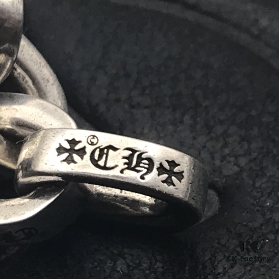 69300b3a12f62673a6fabbbc High-Version Chrome Hearts Thick Letter Bracelet, Authentic Lobster Clasp, Clear Engraving, Closely Connected Links, Not Comparable to Common Oversized Extended Versions, Unisex Wear, Available in Sizes 17 to 21