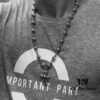 High-Version Chrome Hearts Cross Pendant Necklace with Integrated Chain, Original Horseshoe Clasp, Clear Engraving Details, Unisex Wear, 60cm Length