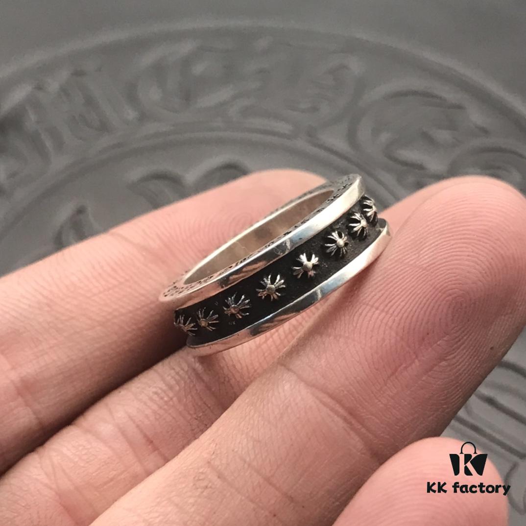 69300b4612f62673a6fabbd9 High-End Version Chrome Hearts MiniPlus Cross Ring
