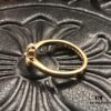 High-End Version Croxx 22K Square Cross Minimalist Ring
