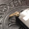 High-End Version Croxx 22K Square Cross Minimalist Ring