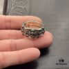 High-Grade Chrome Hearts Cut Corner Cross Ring
