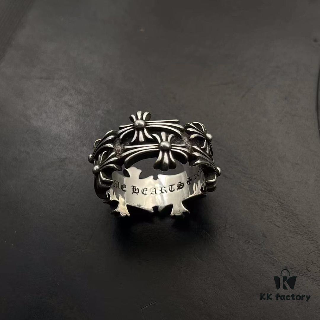 CHROME HEARTS High-Replication Cross Ring