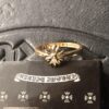 High-End Version Croxx 22K Square Cross Minimalist Ring