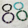69300b6b12f62673a6fabc0c Chrome Hearts 4-Accessory 10mm Bead Bracelet, Full Color Range, Custom Length Available