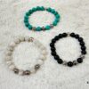 69300b6f12f62673a6fabc11 Chrome Hearts 4-Accessory 10mm Bead Bracelet, Full Color Range, Custom Length Available