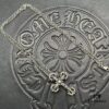 CHROME HEARTS High-Quality Flame Cross Necklace