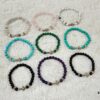 69300b7112f62673a6fabc15 Chrome Hearts 3-Accessory Horizontal Cross 6mm Bead Bracelet, Full Color Range, Custom Length Available