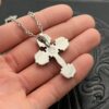 CHROME HEARTS High-Quality Flame Cross Necklace