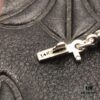 High-Grade Chrome Hearts Diamond-Paved Fine Cross Bracelet, Authentic Buckle Design, Original 14K Gold Engraved Insert, Unisex Wear, Sizes 17-18-19 Available