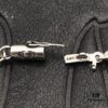 High-Version Chrome Hearts Plain Cross Wristband without Stones, Authentic Buckle Design with Original 14K Engraved Inlay, Unisex Bracelet, Available in Sizes 17-18-19