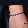 High-Version Chrome Hearts Plain Cross Wristband without Stones, Authentic Buckle Design with Original 14K Engraved Inlay, Unisex Bracelet, Available in Sizes 17-18-19