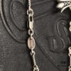 High-Version Crocs Black Diamond Aged Double Cross Necklace, One Style Four Wears, The Pinnacle of Cross Necklaces, A Timeless Classic