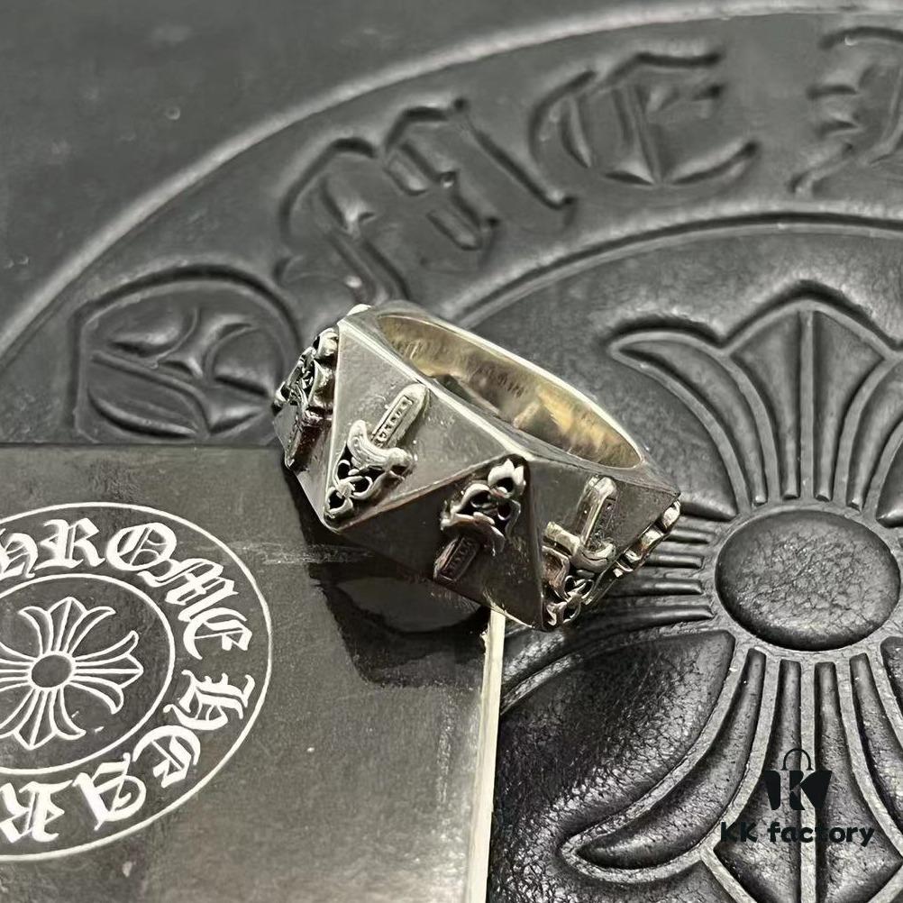 CHROME HEARTS High-End Faceted Ring