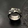 High-Grade Chrome Hearts Cut Corner Cross Ring