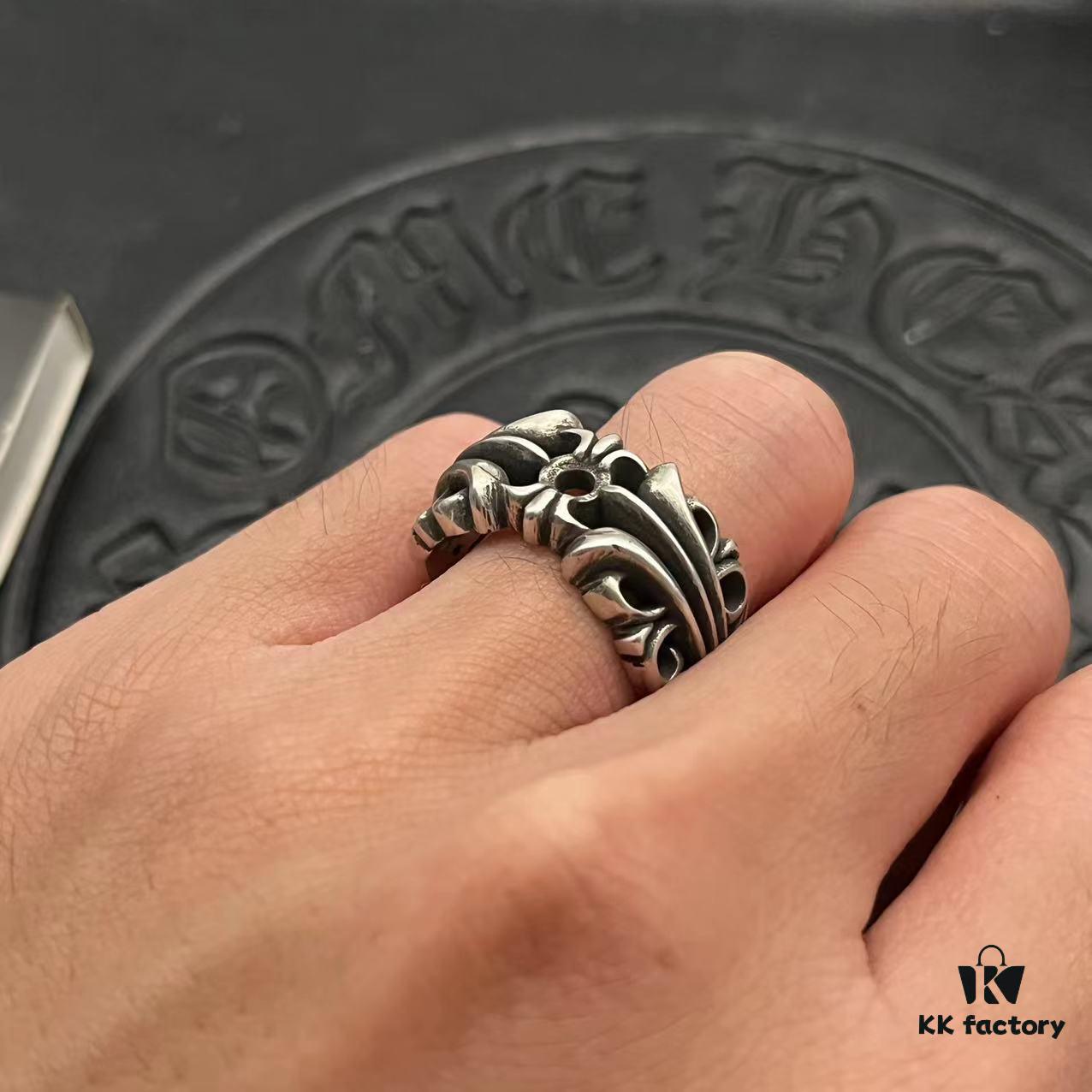 CHROME HEARTS High-Quality KT Iris Ring