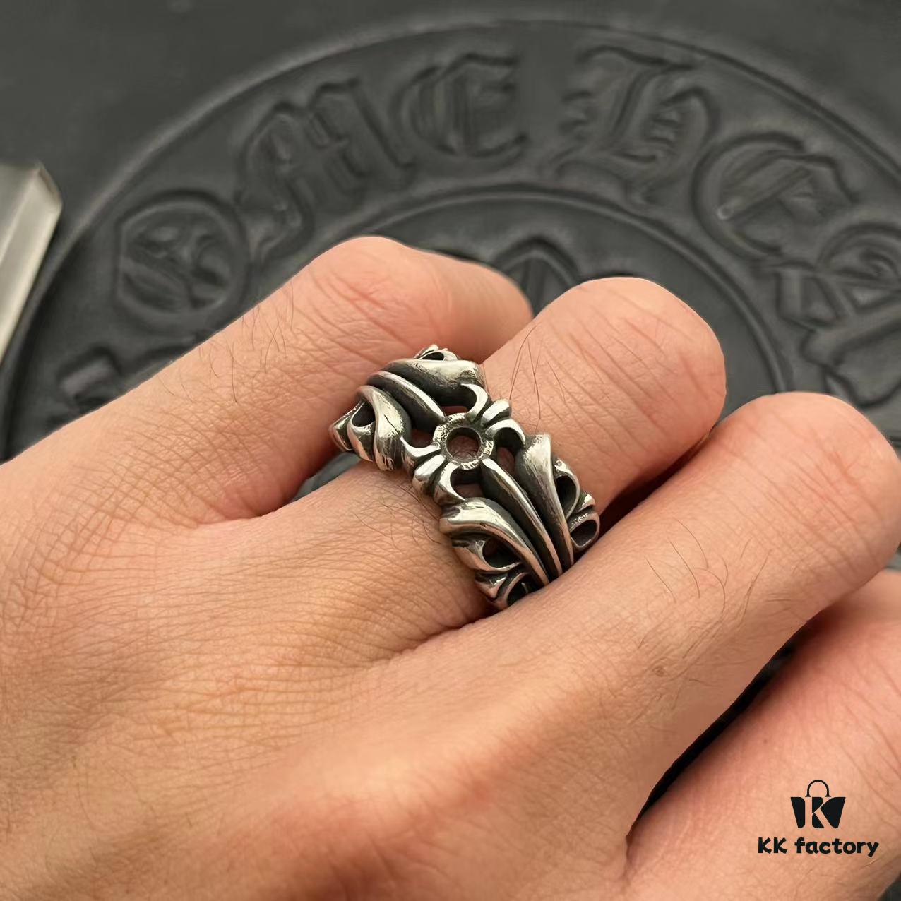 CHROME HEARTS High-Quality KT Iris Ring
