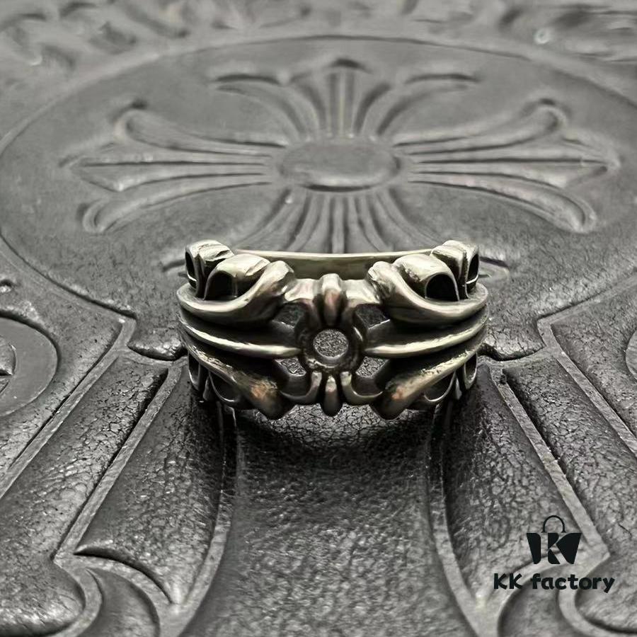 CHROME HEARTS High-Quality KT Iris Ring