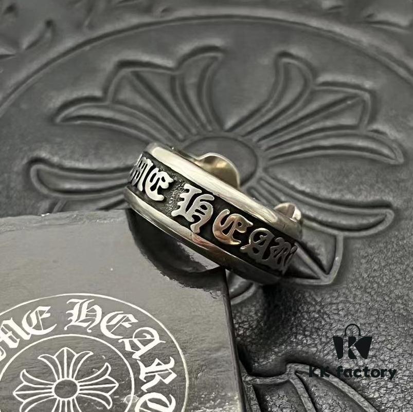 CHROME HEARTS High-Quality Open Scroll Ring