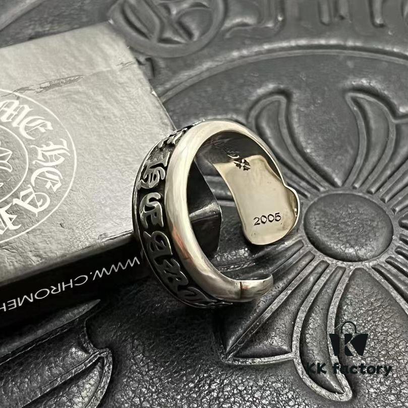 CHROME HEARTS High-Quality Open Scroll Ring
