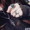 CHROME HEARTS High-Quality Open Scroll Ring