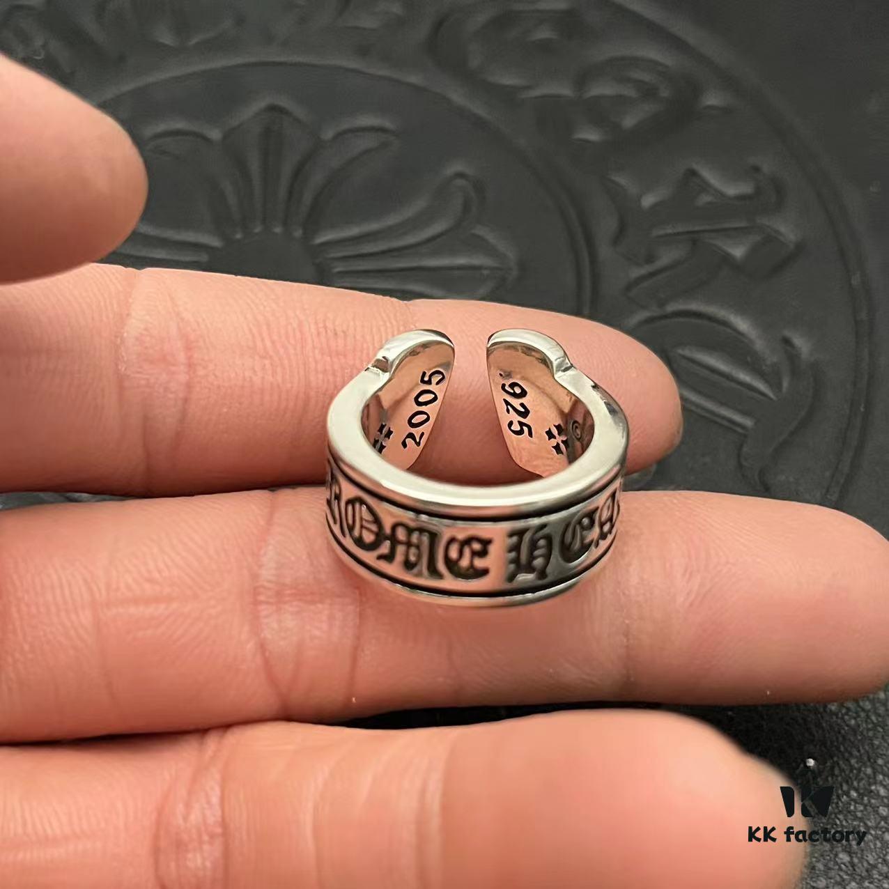 CHROME HEARTS High-Quality Open Scroll Ring