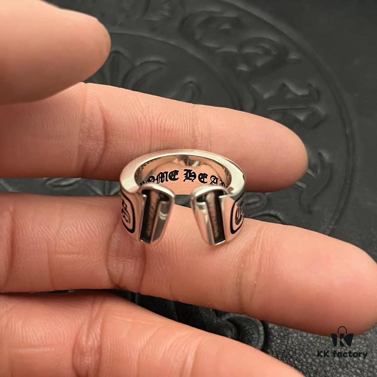 CHROME HEARTS High-Quality Open Scroll Ring