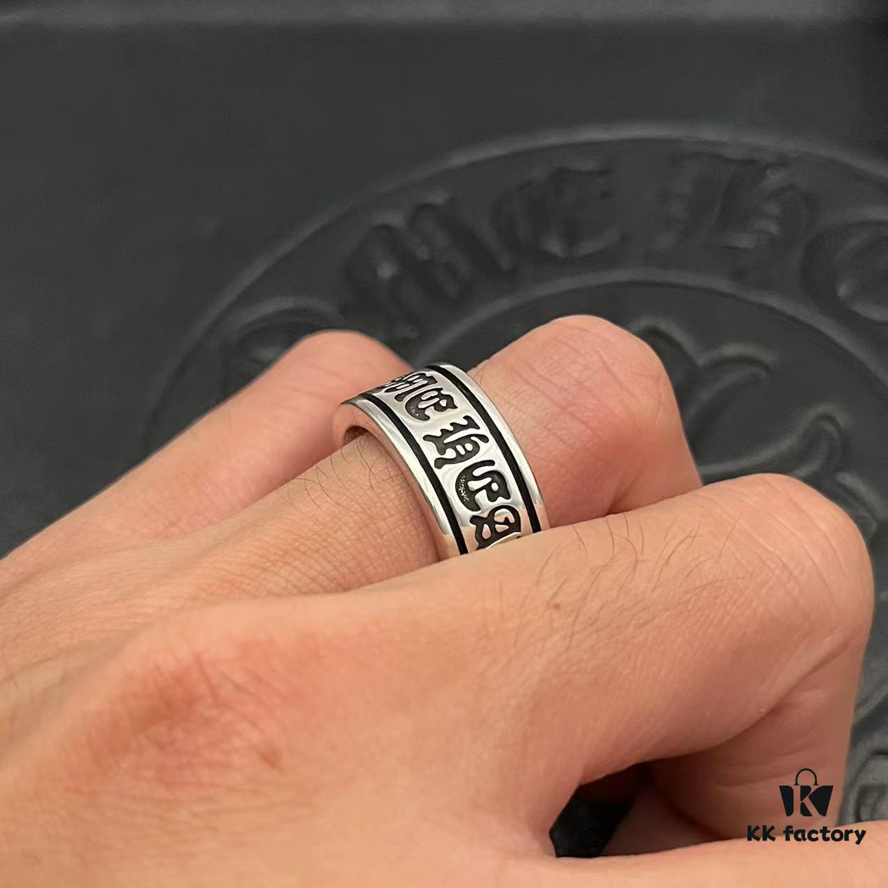 CHROME HEARTS High-Quality Open Scroll Ring