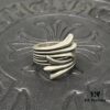 CHROME HEARTS High-Quality Cropped Heart Iris Ring