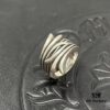 CHROME HEARTS High-Quality Cropped Heart Iris Ring