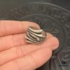 CHROME HEARTS High-Quality Cropped Heart Iris Ring