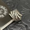 CHROME HEARTS High-Quality Cropped Heart Iris Ring