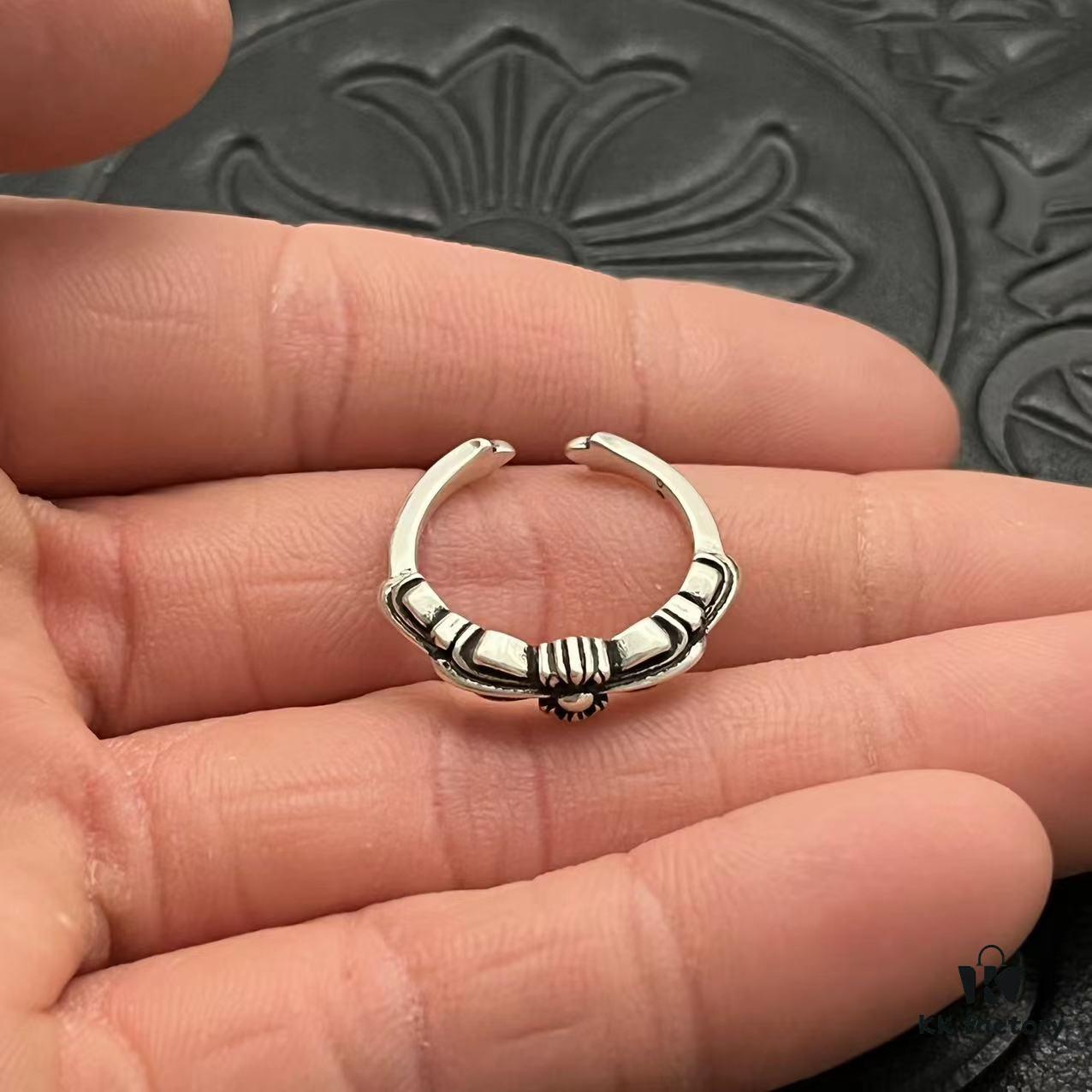 CHROME HEARTS High-Quality Cross Open Ring