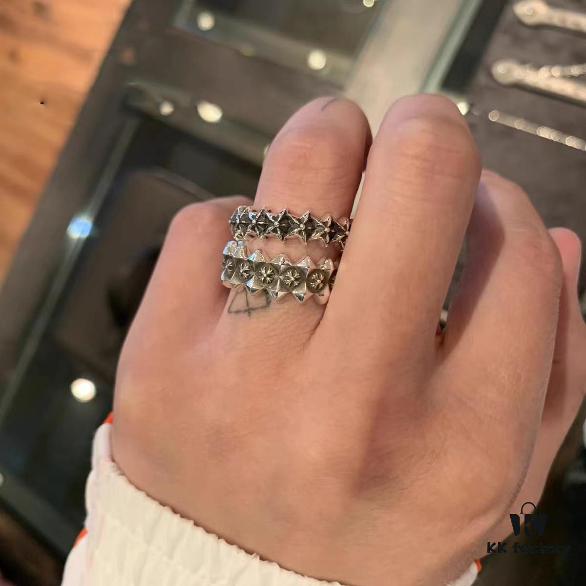 CHROME HEARTS High-Replica Five-Pointed Star Small Ring