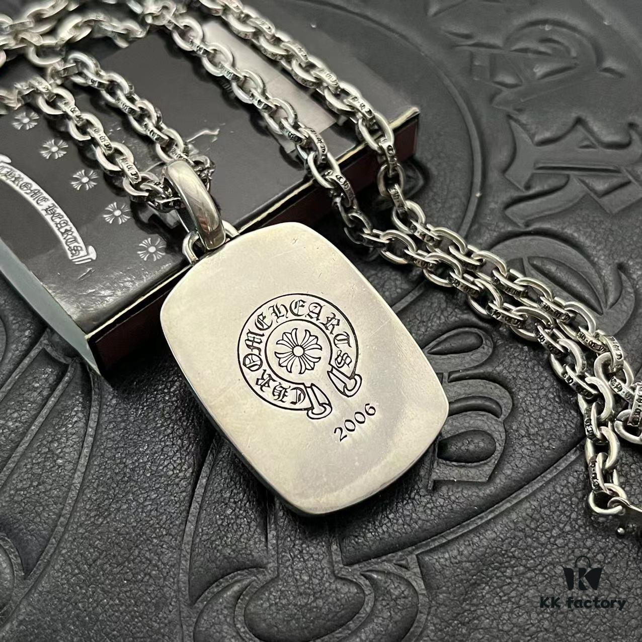 CHROME HEARTS High-Quality Cross with Vine Motif Pendant Necklace, Size: 60CM